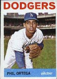 1964 Topps Baseball Cards      291     Phil Ortega